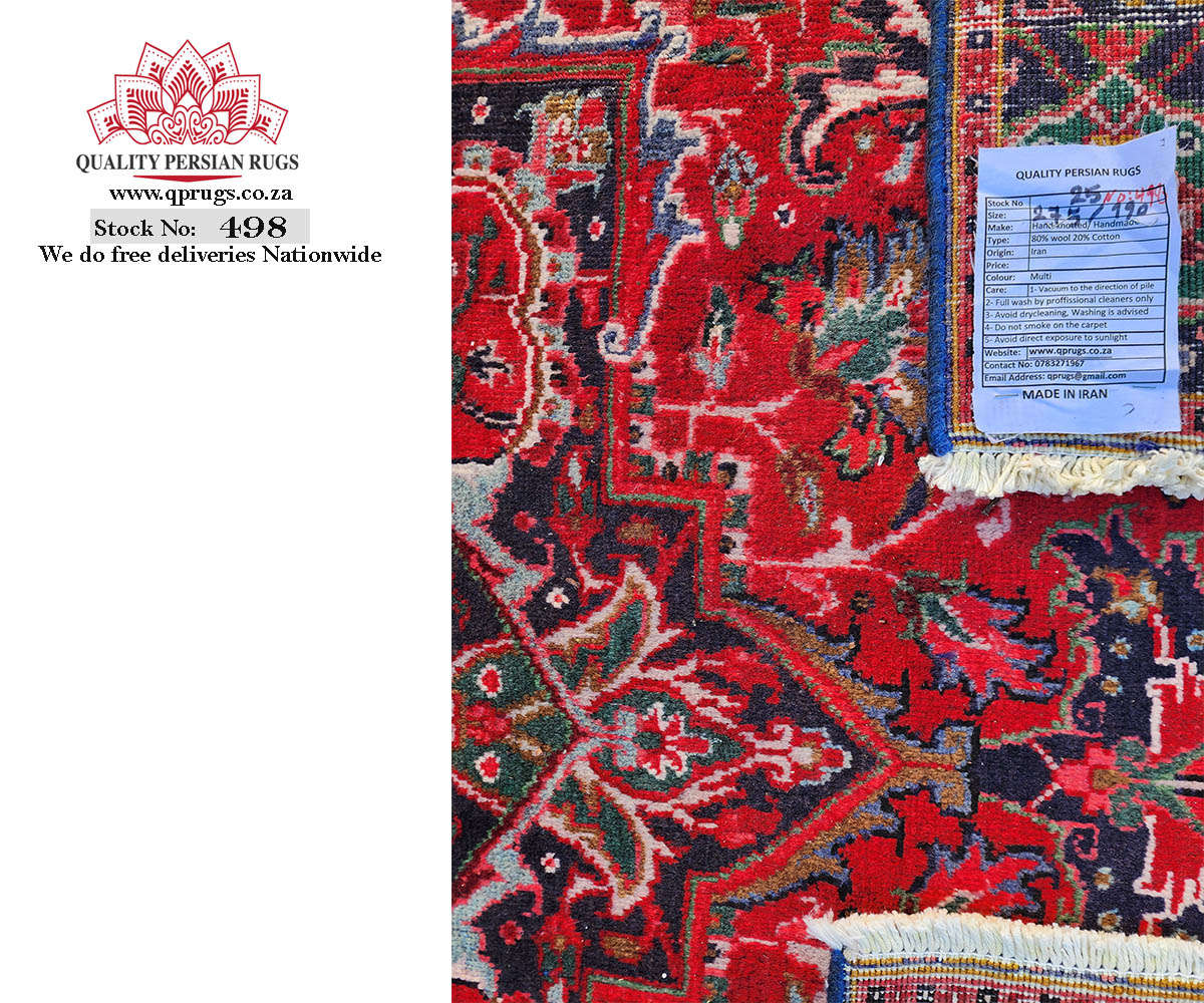 Second-Hand Persian Bakhtiar Hamadan Carpet 275 x 190 cm