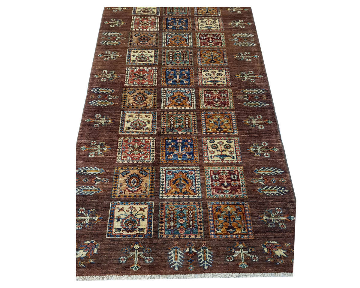 Stunning Afghan Ariana Carpet 315 X 84 cm