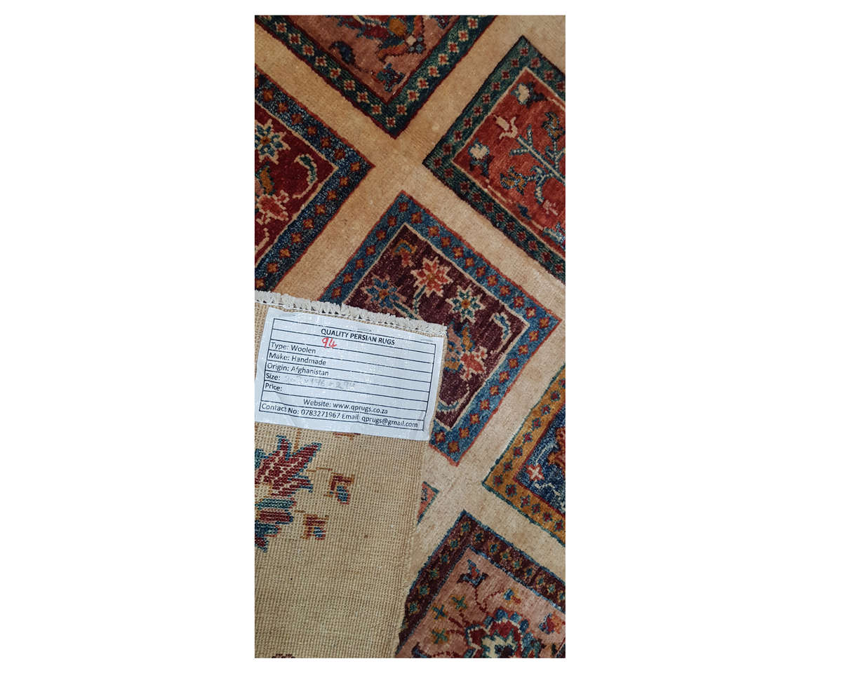 Stunning Afghan Ariana Carpet 202 x 146 CM