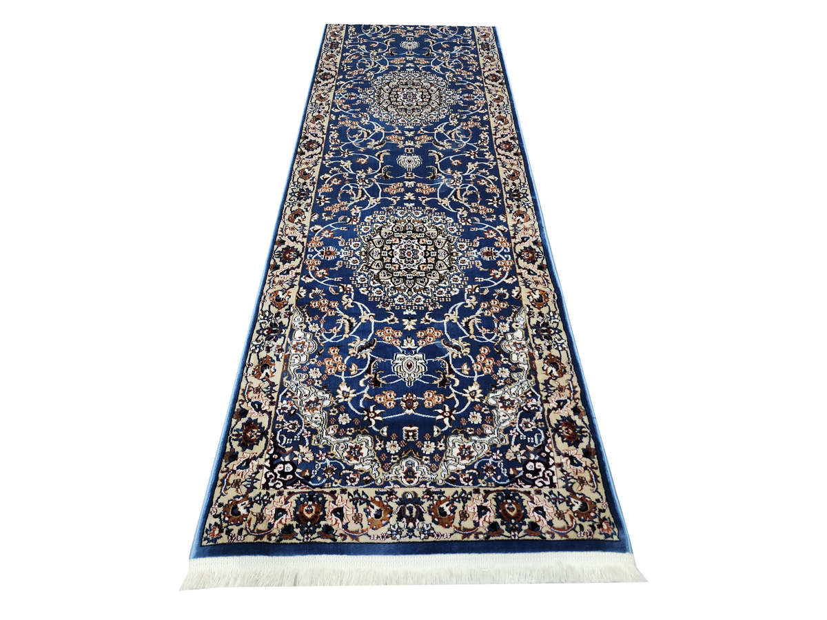 Blue Persian design Runner 400 X 80 CM