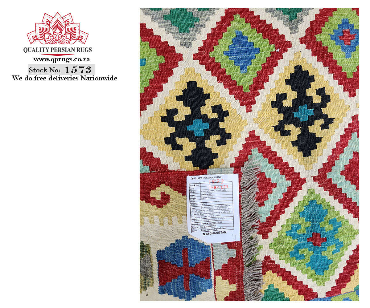 Fine Afghan Choubi kilim 348x252cm