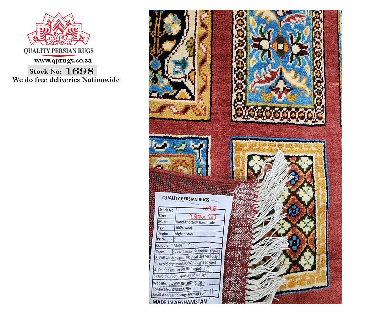 Stunning Afghan Ariana Carpet 287 x 203cm