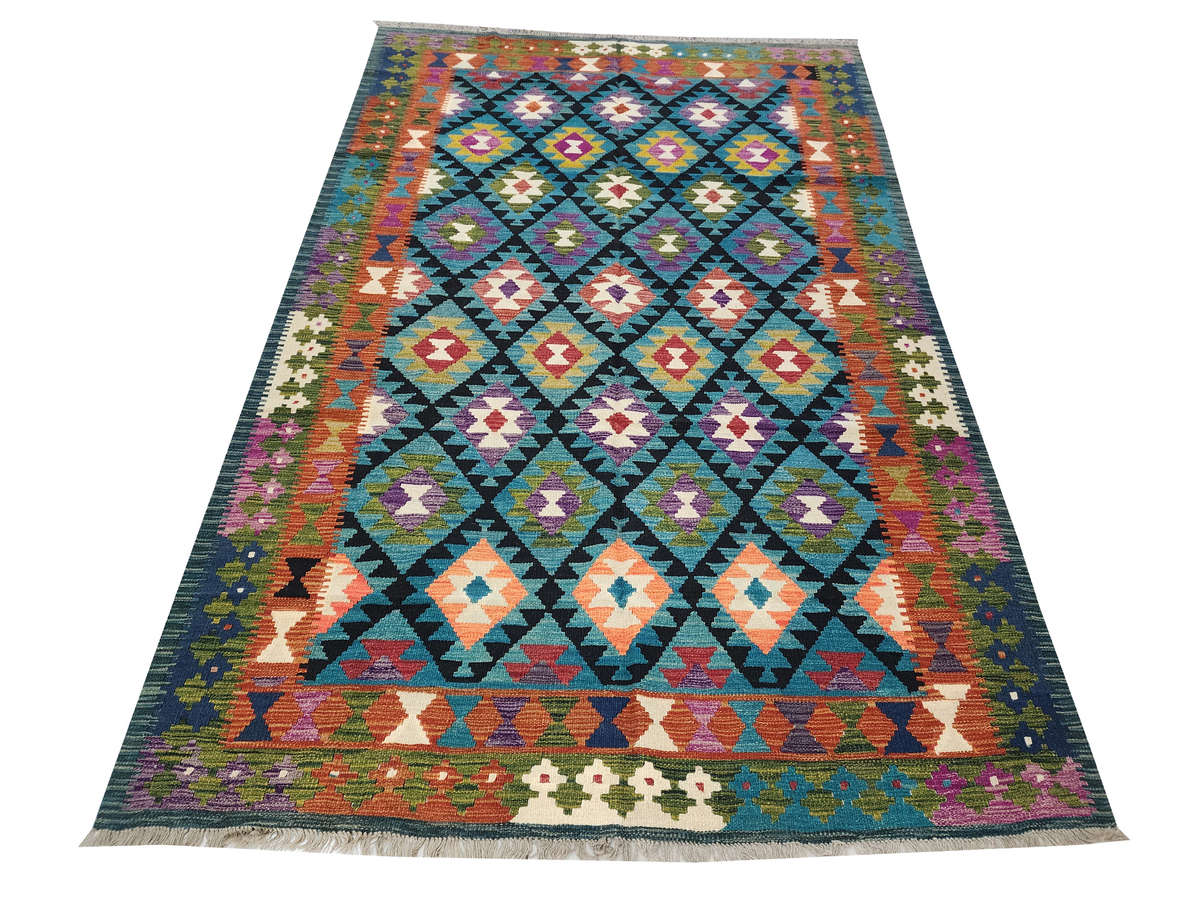 Fine Handmade Maimana kilim 285 x 197 cm
