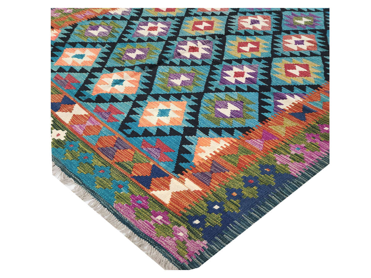 Fine Handmade Maimana kilim 285 x 197 cm