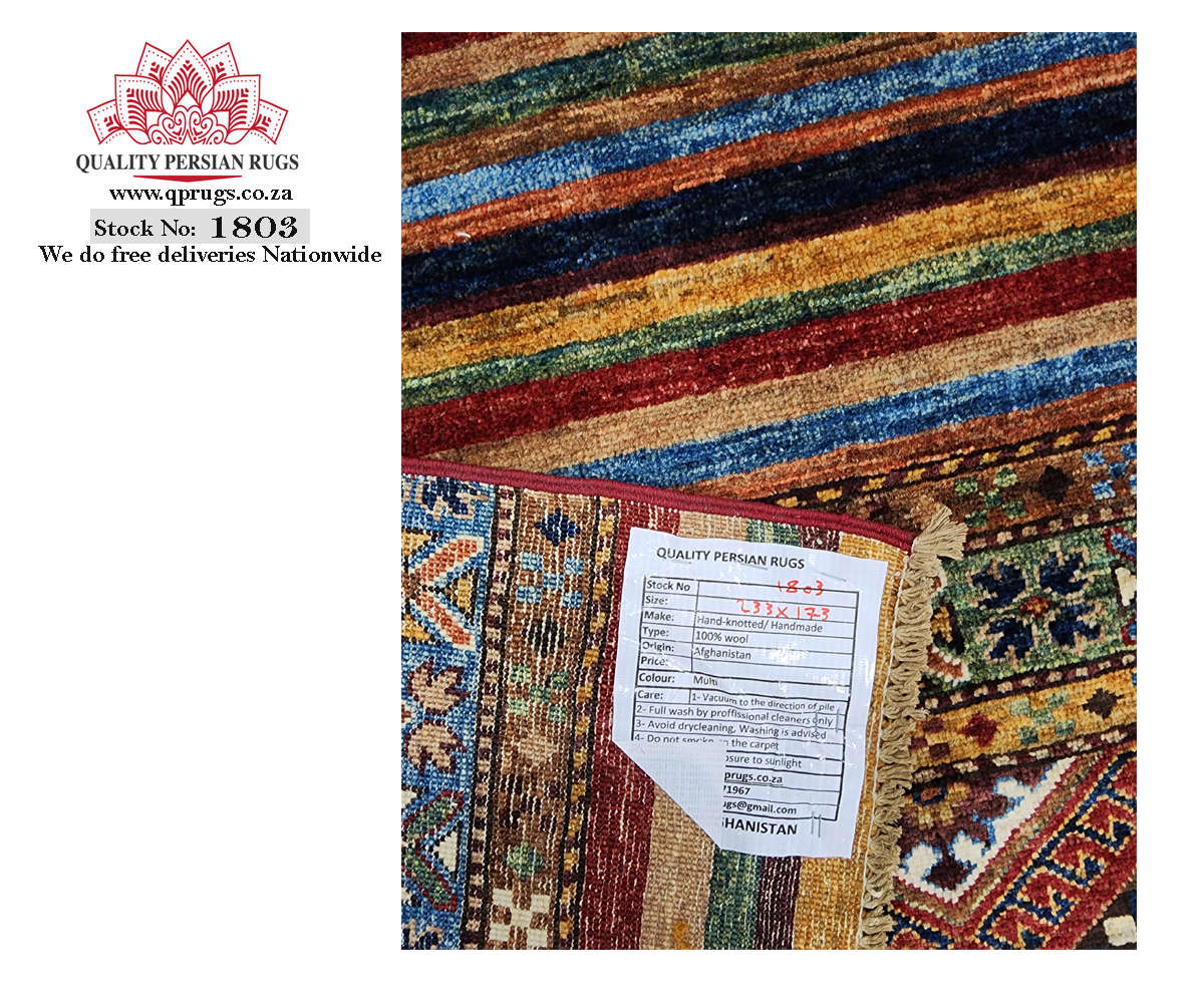 Beautiful Afghan Ariana Carpet 233 x 173cm