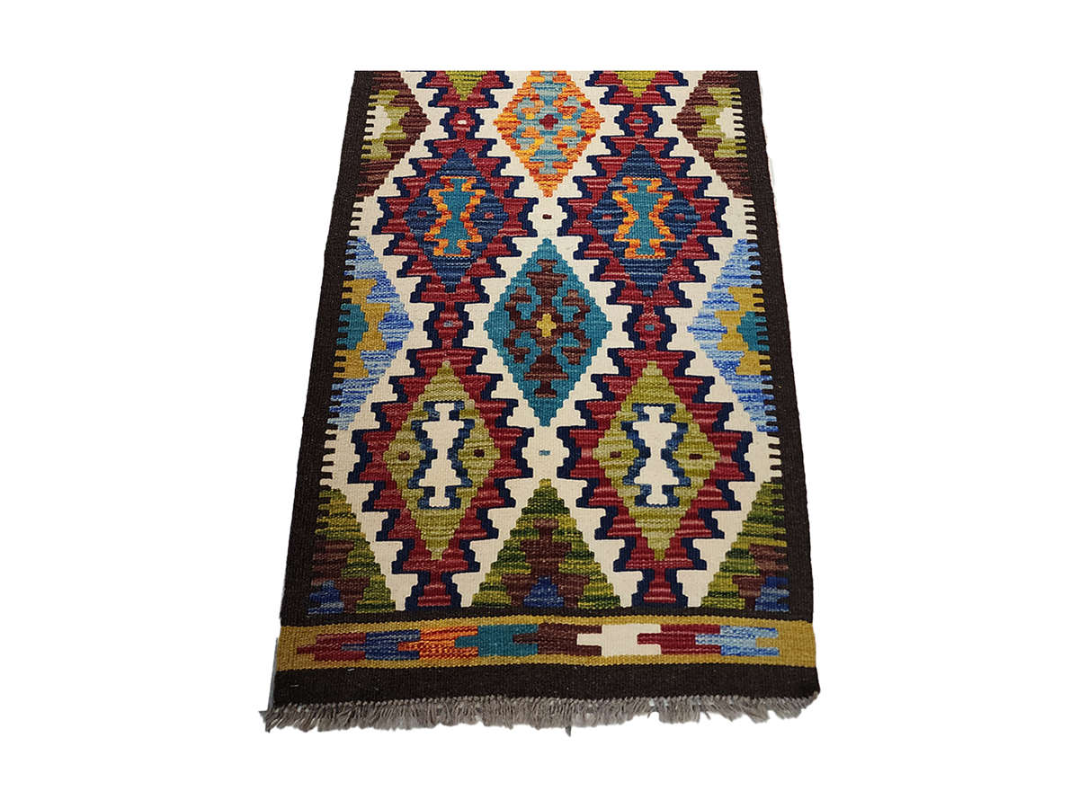 Stunning Afghan Maimana Kilim Runner 199 x 69 CM