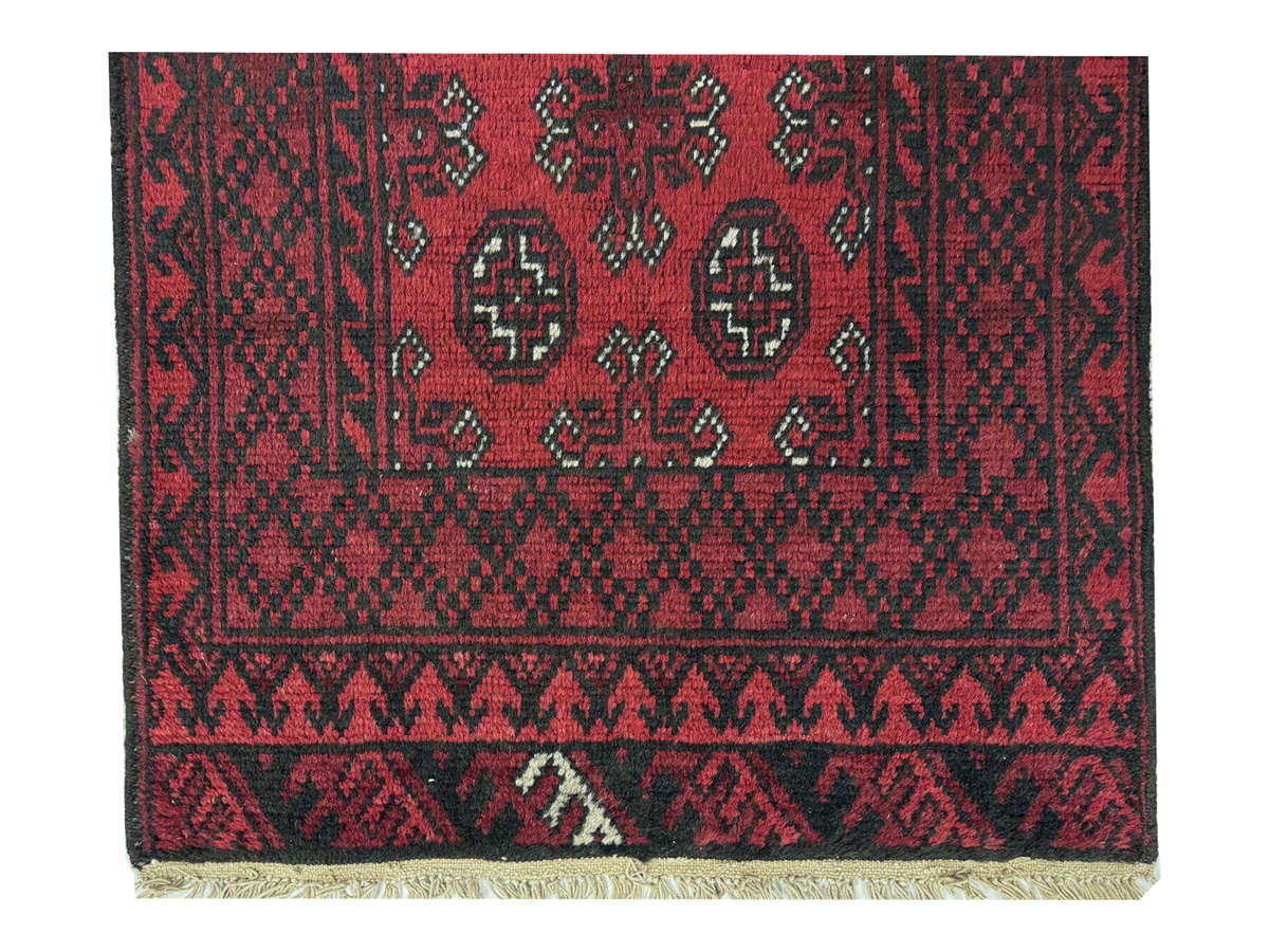 Beautiful Afghan Bukhara Design Carpet - 103 x 75 CM