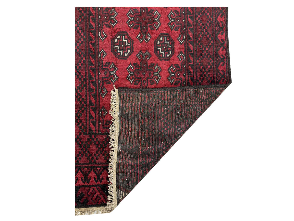 Beautiful Afghan Bukhara Design Carpet - 103 x 75 CM