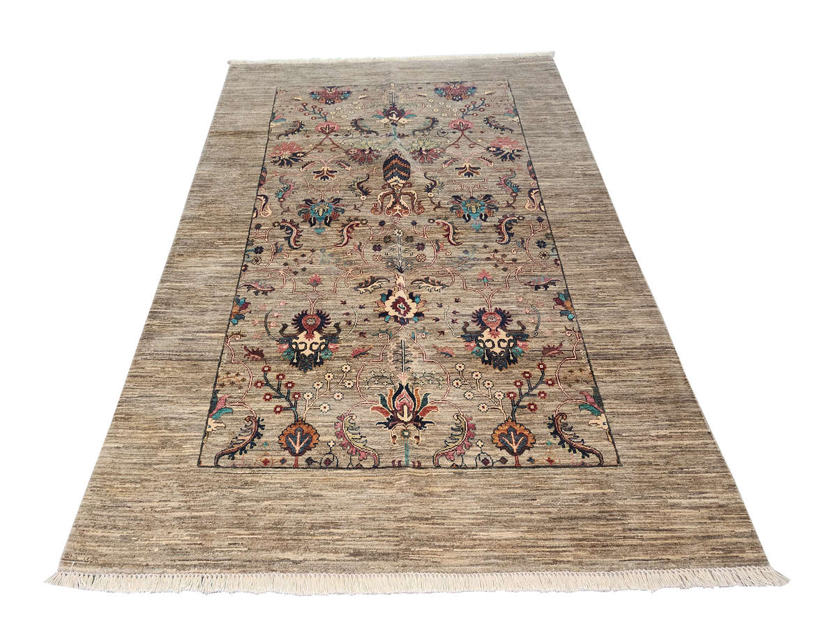 Incredible Afghan Ariana Handmade Carpet 254 x 178 CM