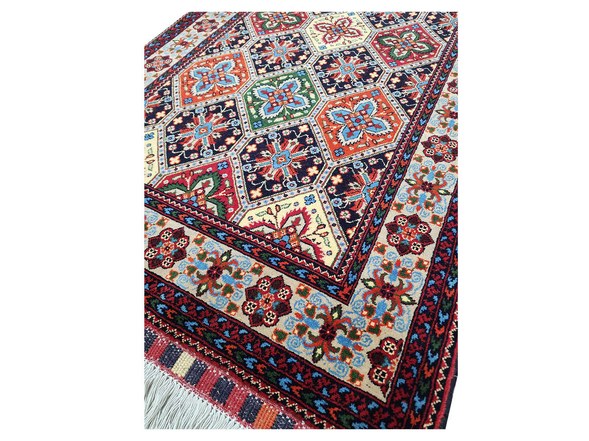Stunning Afghan Ariana Carpet 148 X 100 CM