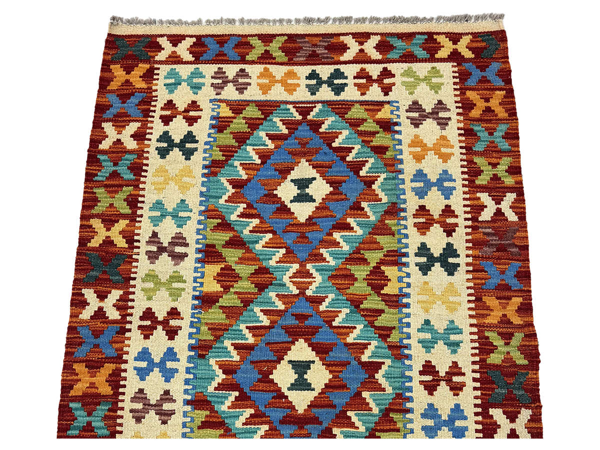 Beautiful Afghan Handmade Kilim 123 x 91 CM