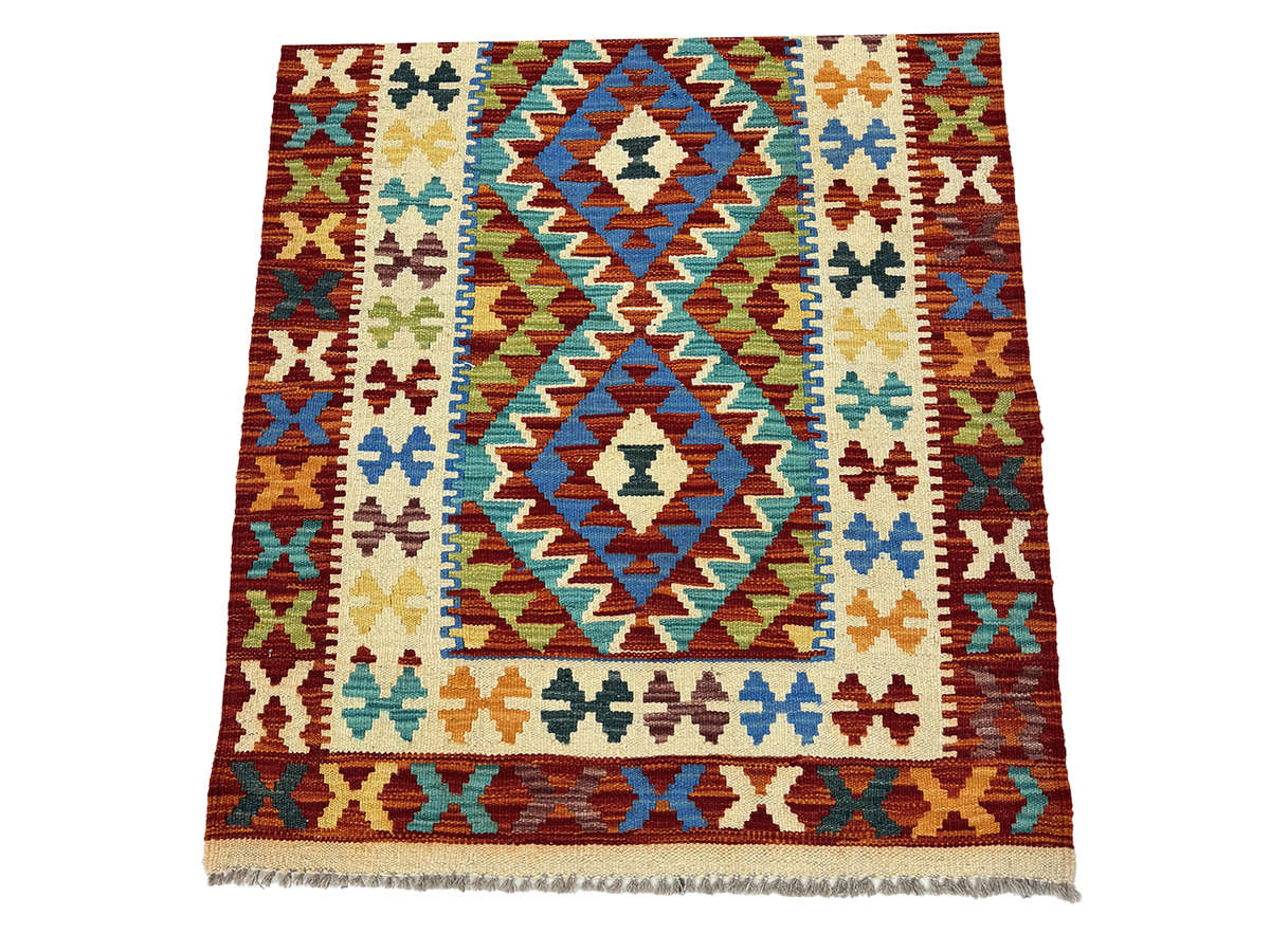Beautiful Afghan Handmade Kilim 123 x 91 CM