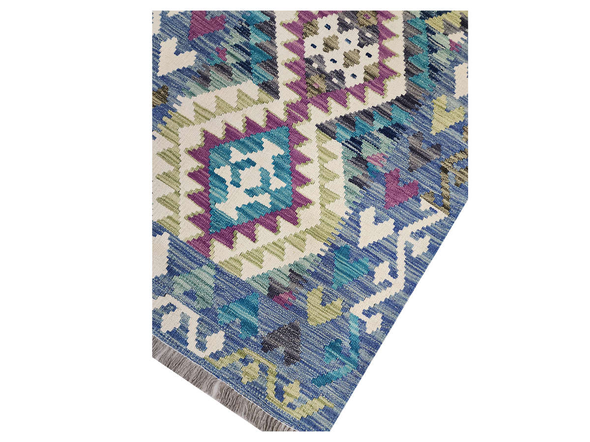 Stunning Afghan Choubi kilim Runner 244 x 79 CM