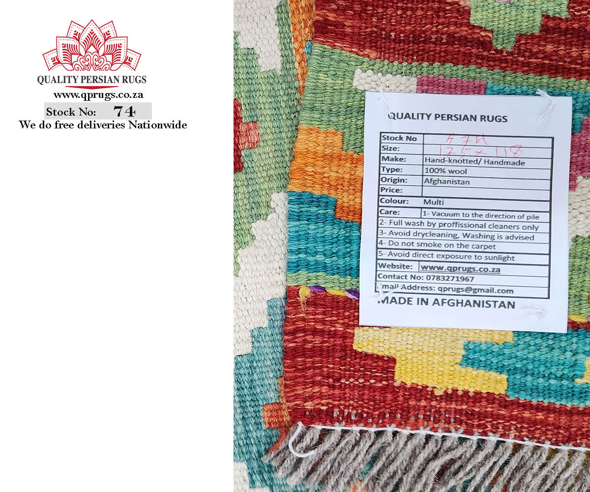 Stunning Afghan Choubi kilim 175 x 118 CM