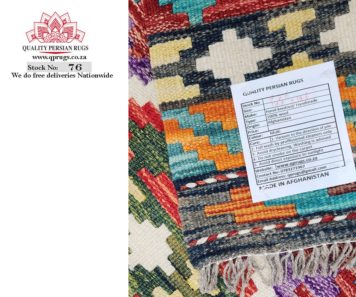 Beautiful Afghan Choubi kilim 177 x 126 CM