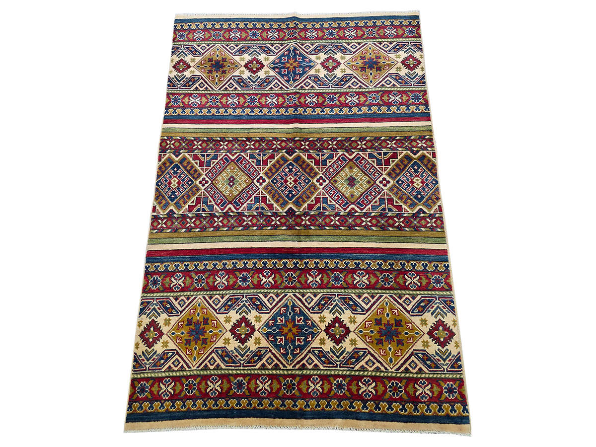 Stunning Afghan Handmade Ariana Carpet 182 x 125 CM