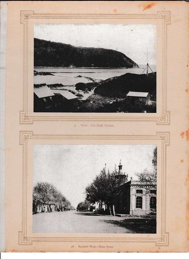 Natal - The Bluff, Durban and Beaufort West - Main Street.