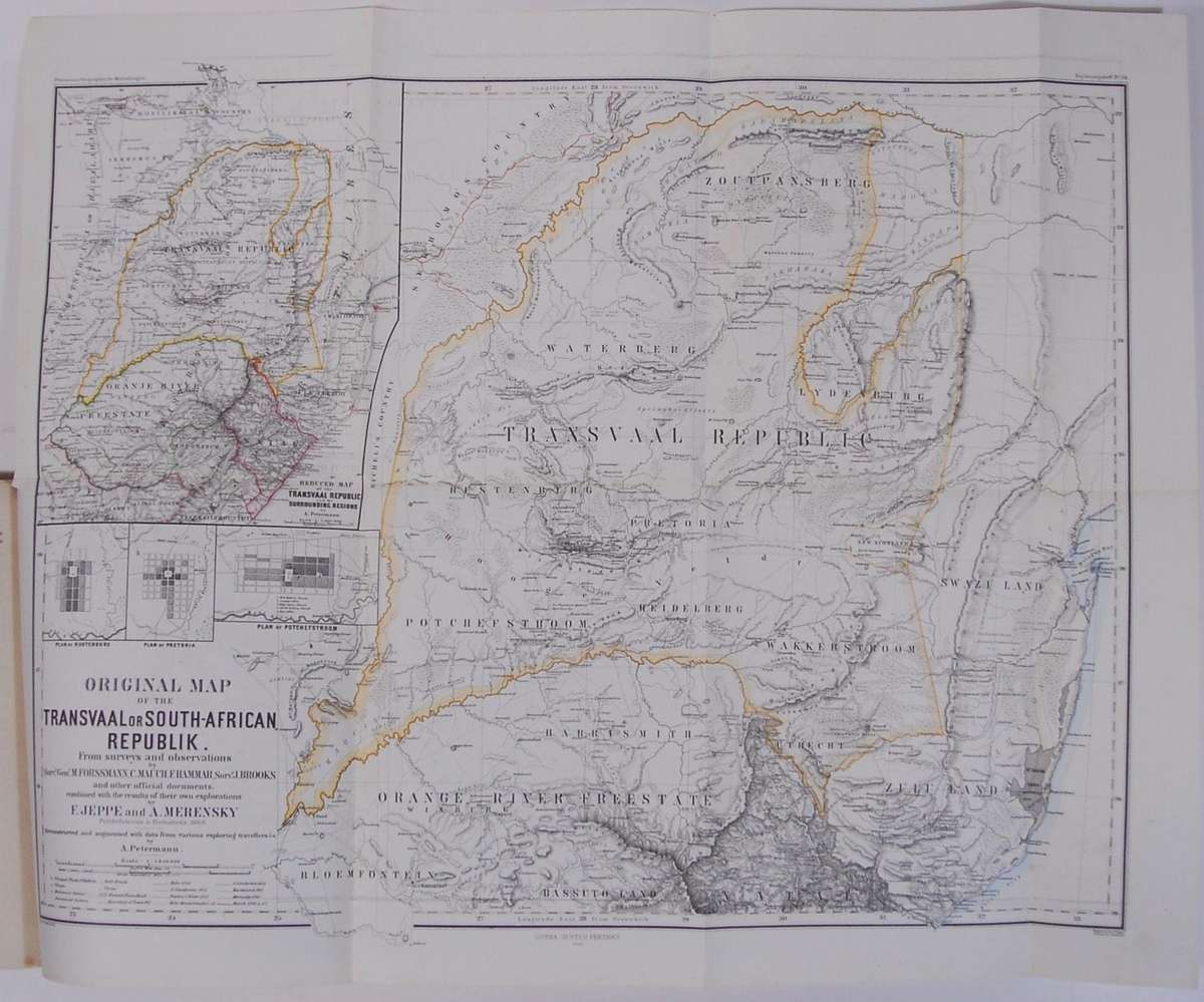 Die Transvaal'sche oder Süd-Afrikanische Republik. - Jeppe, Friedrich