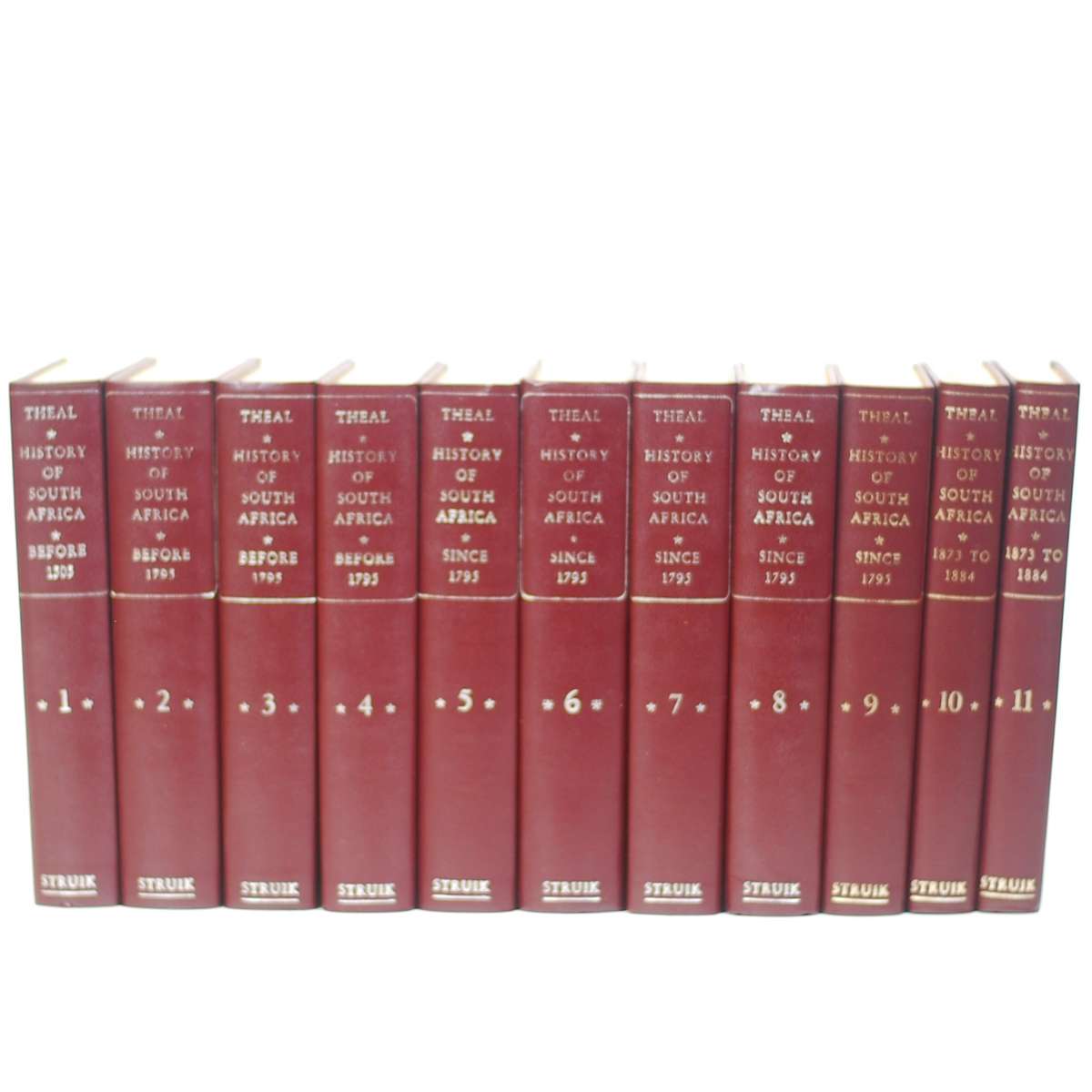 History of South Africa. 11 Volumes - Theal, George McCall - 9000g
