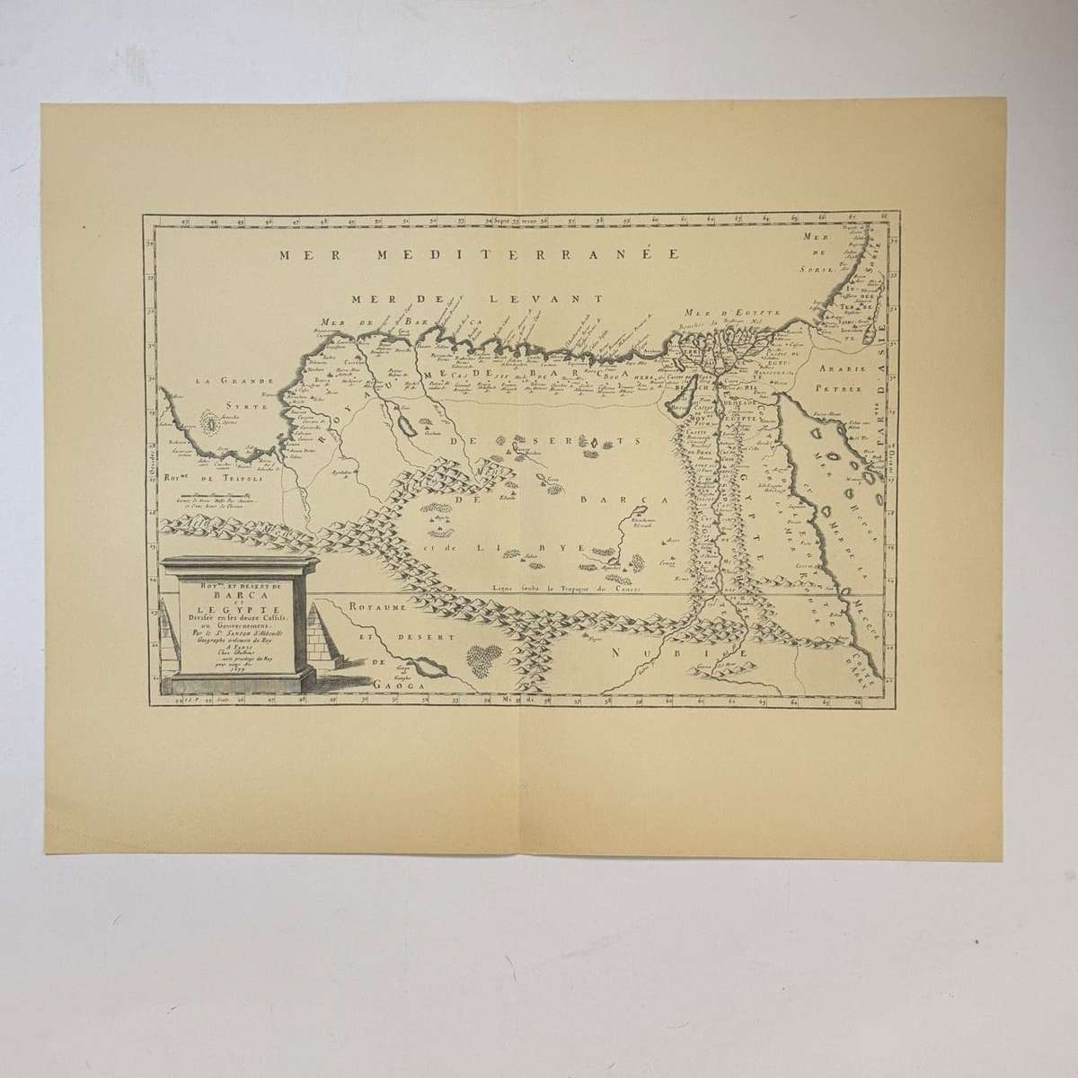 Barca et L'Egypte... - Sanson, Nicolas