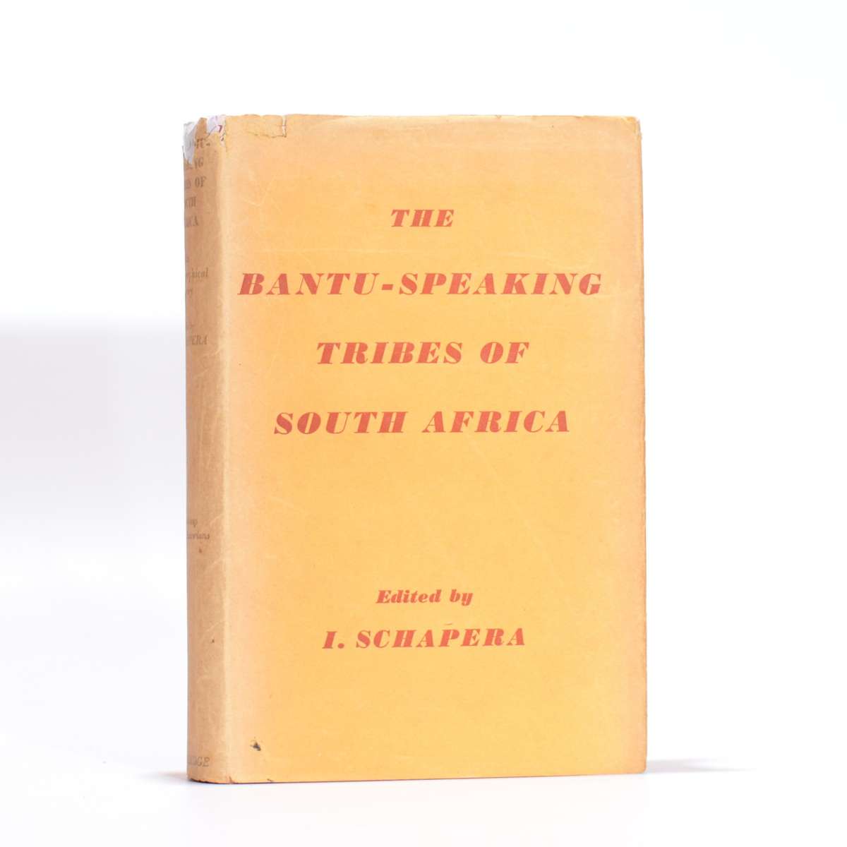 The Bantu-speaking Tribes of South Africa. - I. Schapera