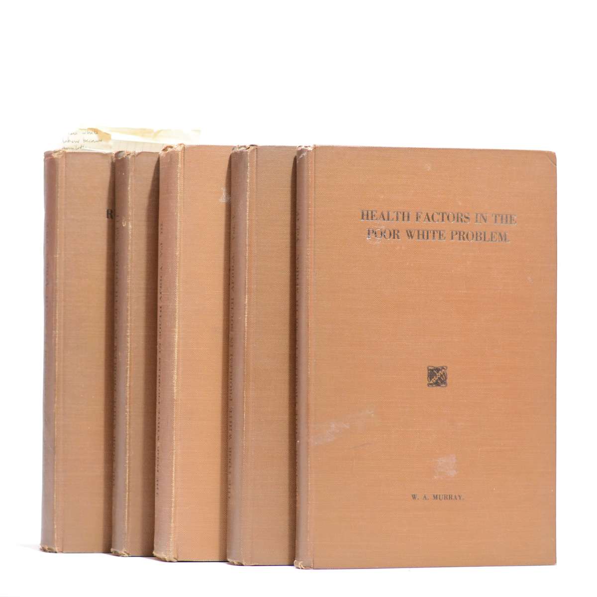 The Poor White Problem in South Africa. 5 vols. - Grosskopff, Wilcocks, Malherbe, Murray, Rothman