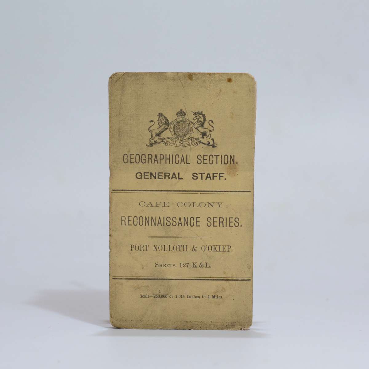 Cape Colony Reconnaissance Series. Port Nolloth & O'Okiep. Sheet: 127-K & L -
