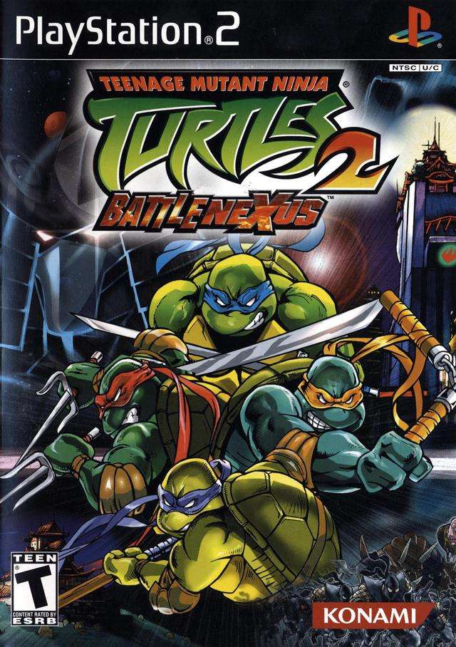 PS2 Teenage mutant ninja turtles