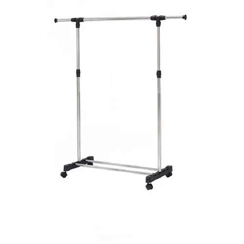 Single Pole Telescopic Clothes Rail Rack