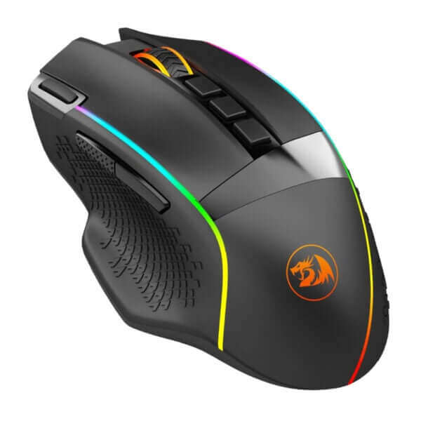 REDRAGON Enlightment 19000DPI RGB Wireless Gaming Mouse  Black