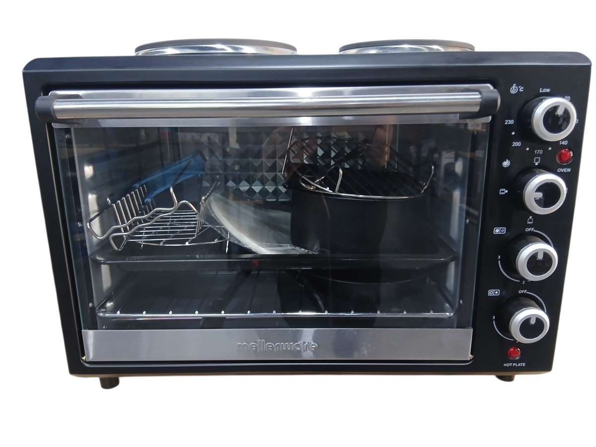 FUSSION MINI OVEN WITH SOLID PLATES