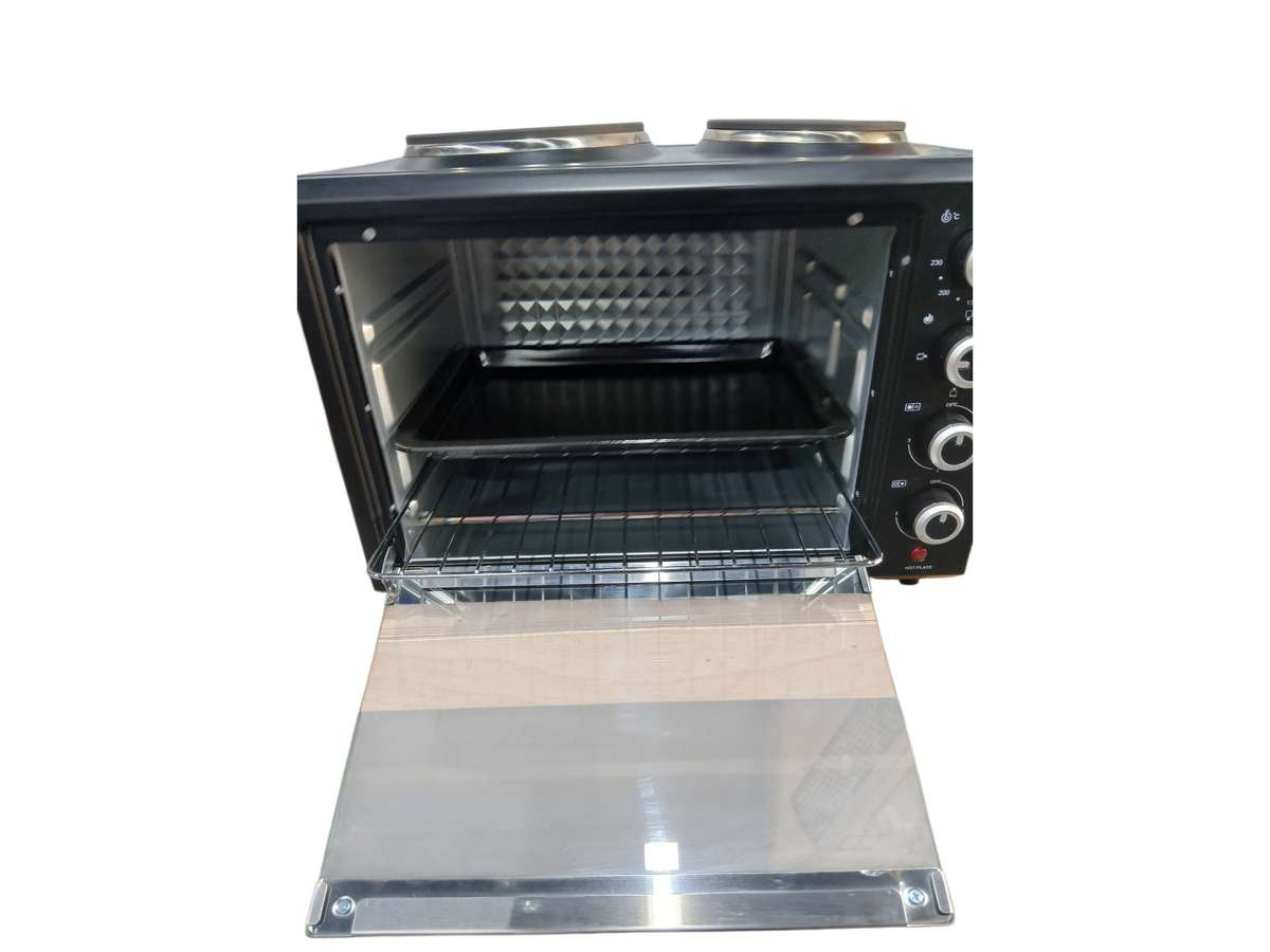 FUSSION MINI OVEN WITH SOLID PLATES