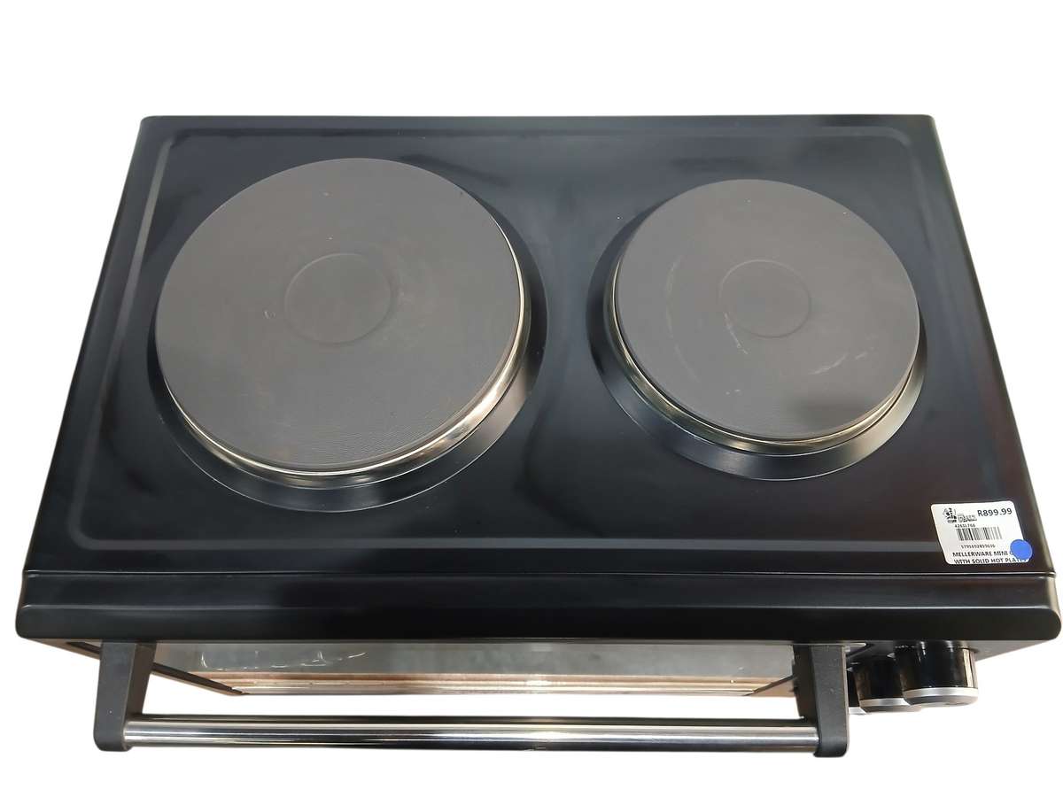FUSSION MINI OVEN WITH SOLID PLATES