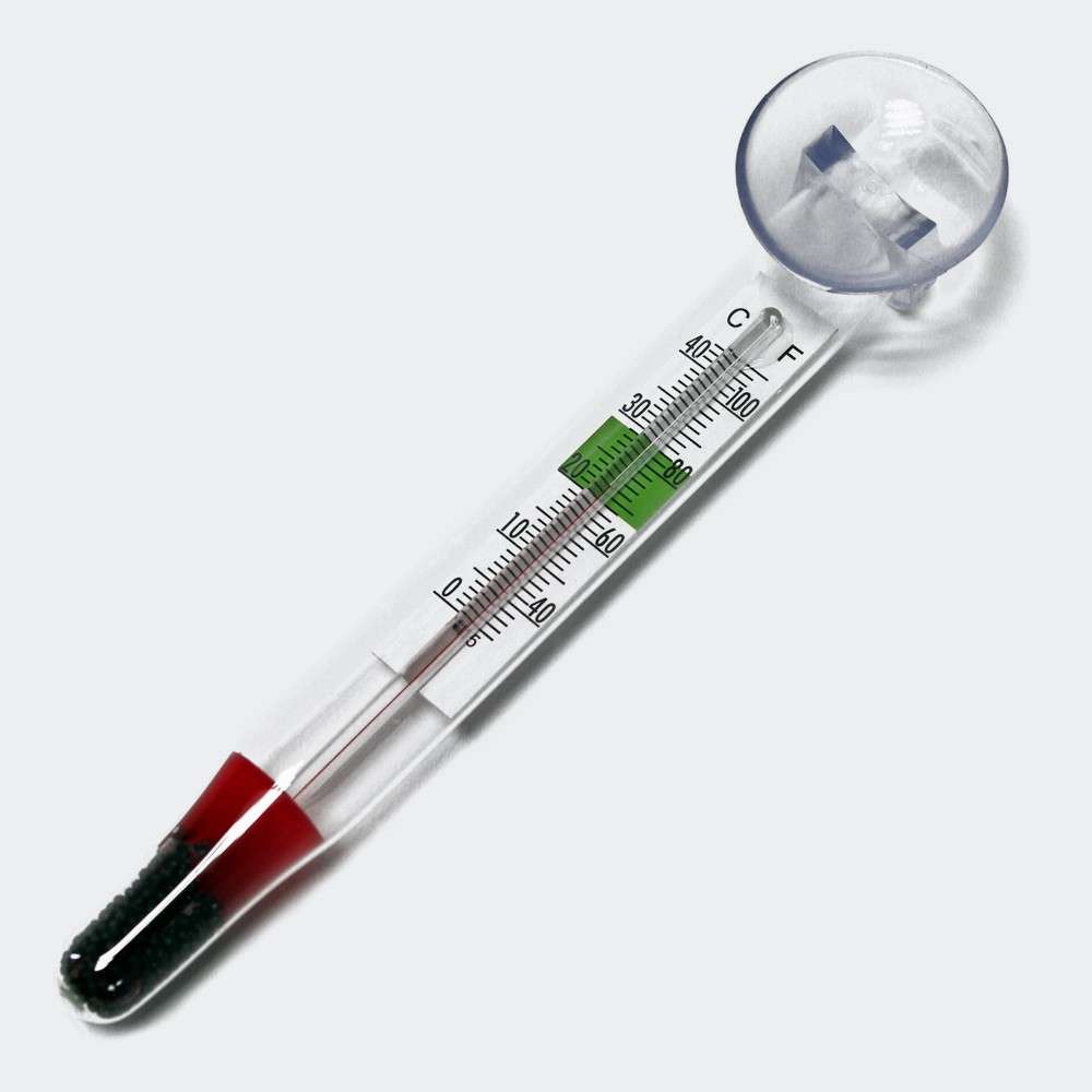 THERMOMETER GLASS & SUCTION CUP