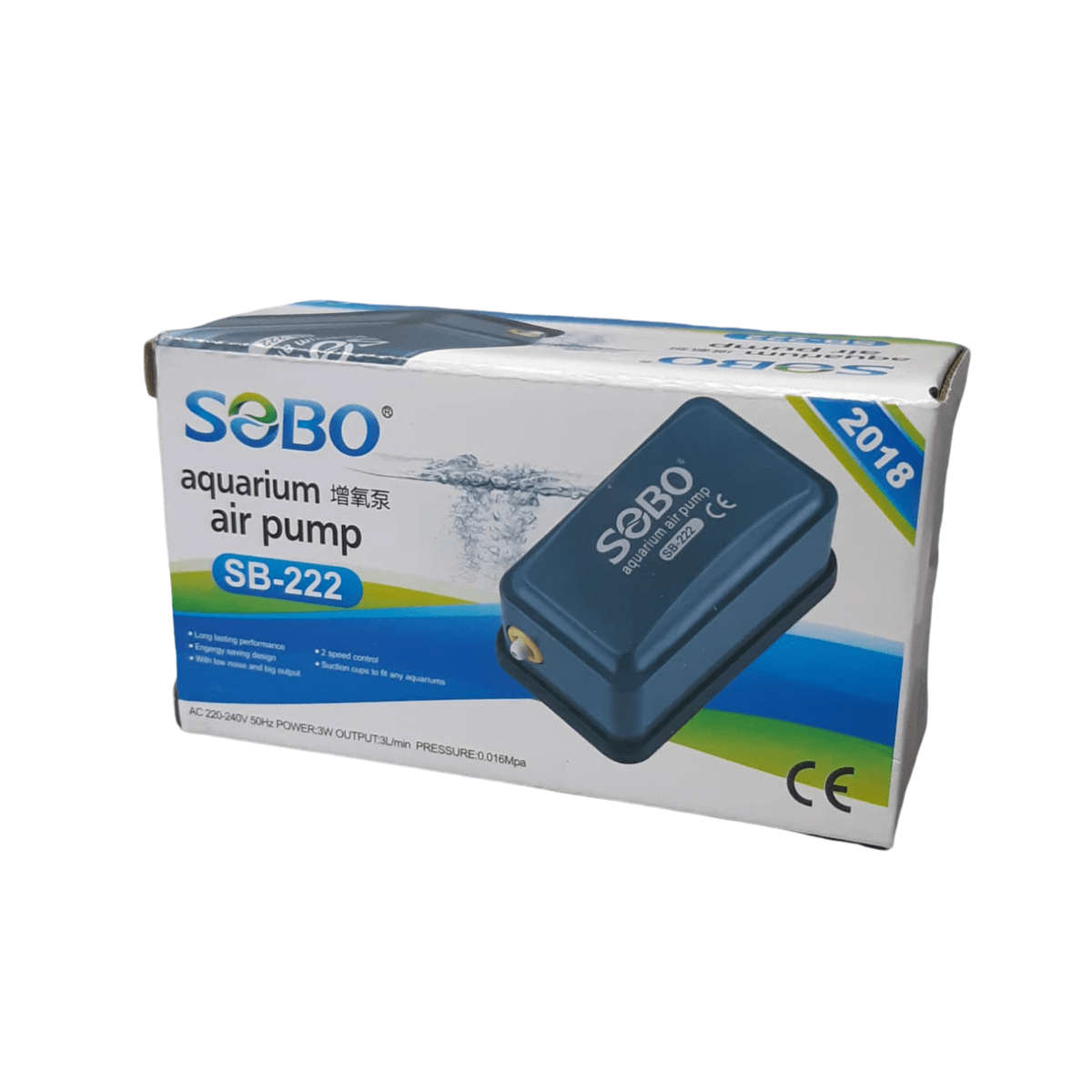 SOBO Aquarium Air Pump 3w (3L/min)