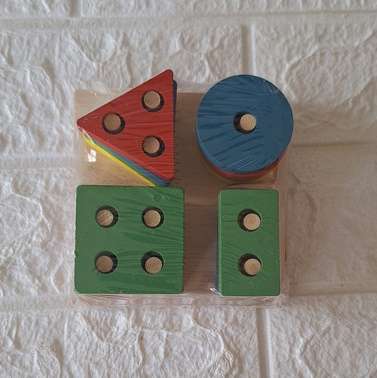 Wooden Sorting Blocks