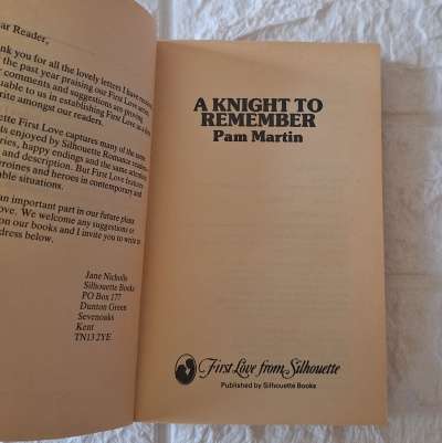 A Knight to Remember  Pam Martin