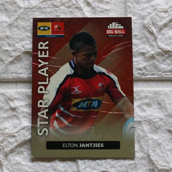  Elton Jantjies - Lions Star Player - Big Ball Rugby Collection