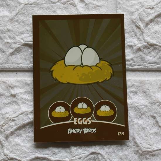 Angry Bird Trading Cards no178 - Eggs