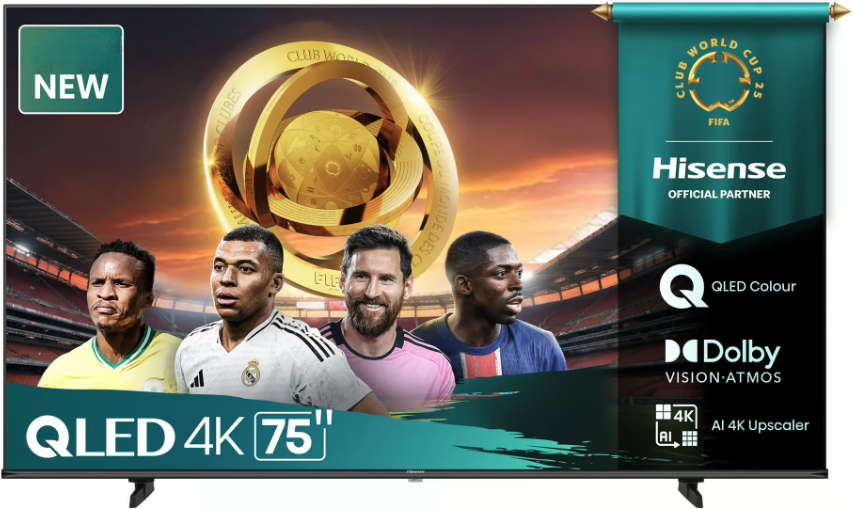 Hisense Q6Q 75 Inch QLED VIDAA Smart LED TV