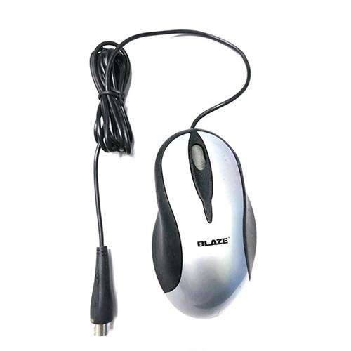 Geeko Black & Silver PS2 Optical Mouse