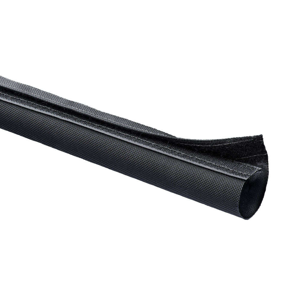 Techflex 1M DURA WRAP HOOK&amp;LOOP 25.4MM BLK (DWN1.00BK)