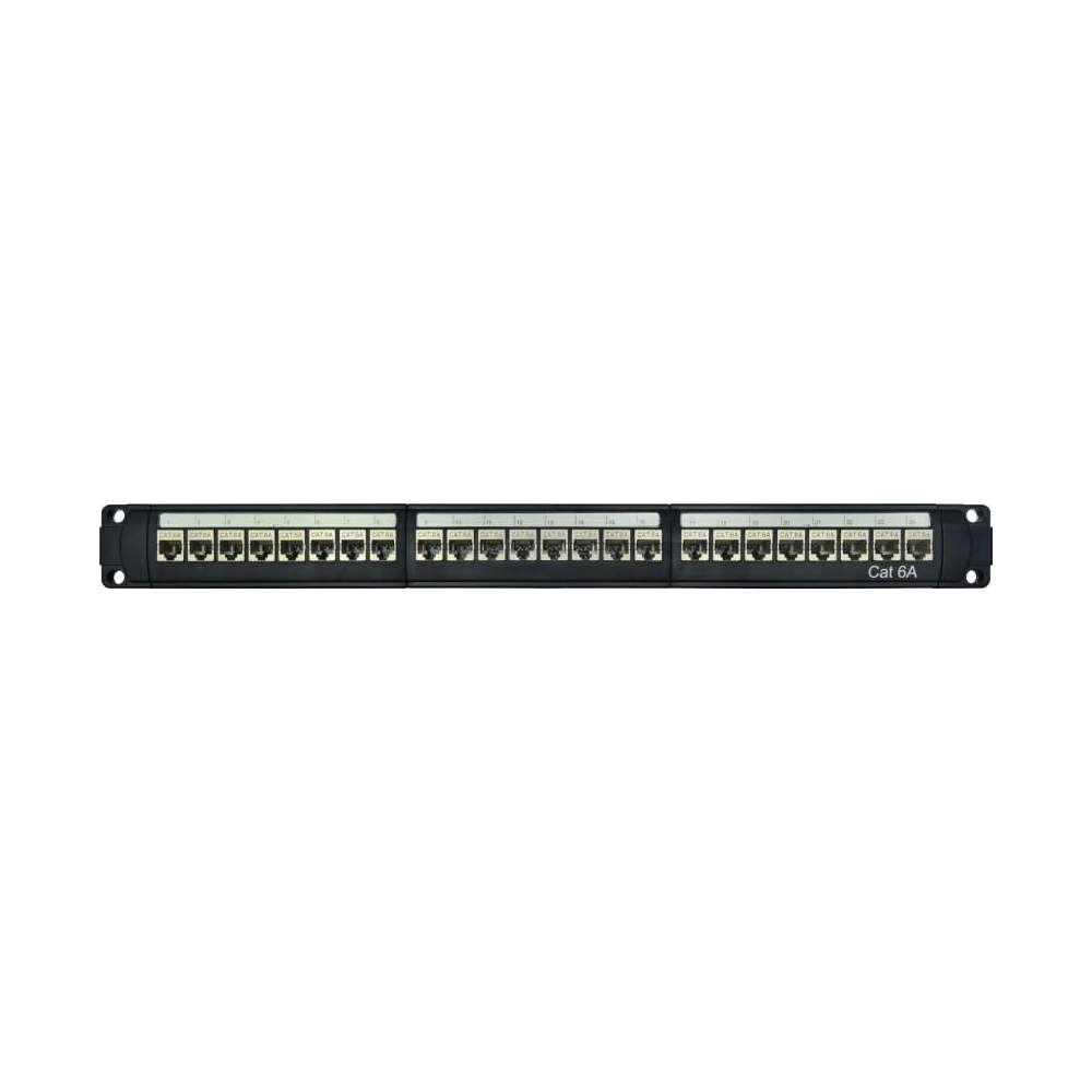 LinkQnet CAT6A 24-PORT SHIELDED PATCH PANEL