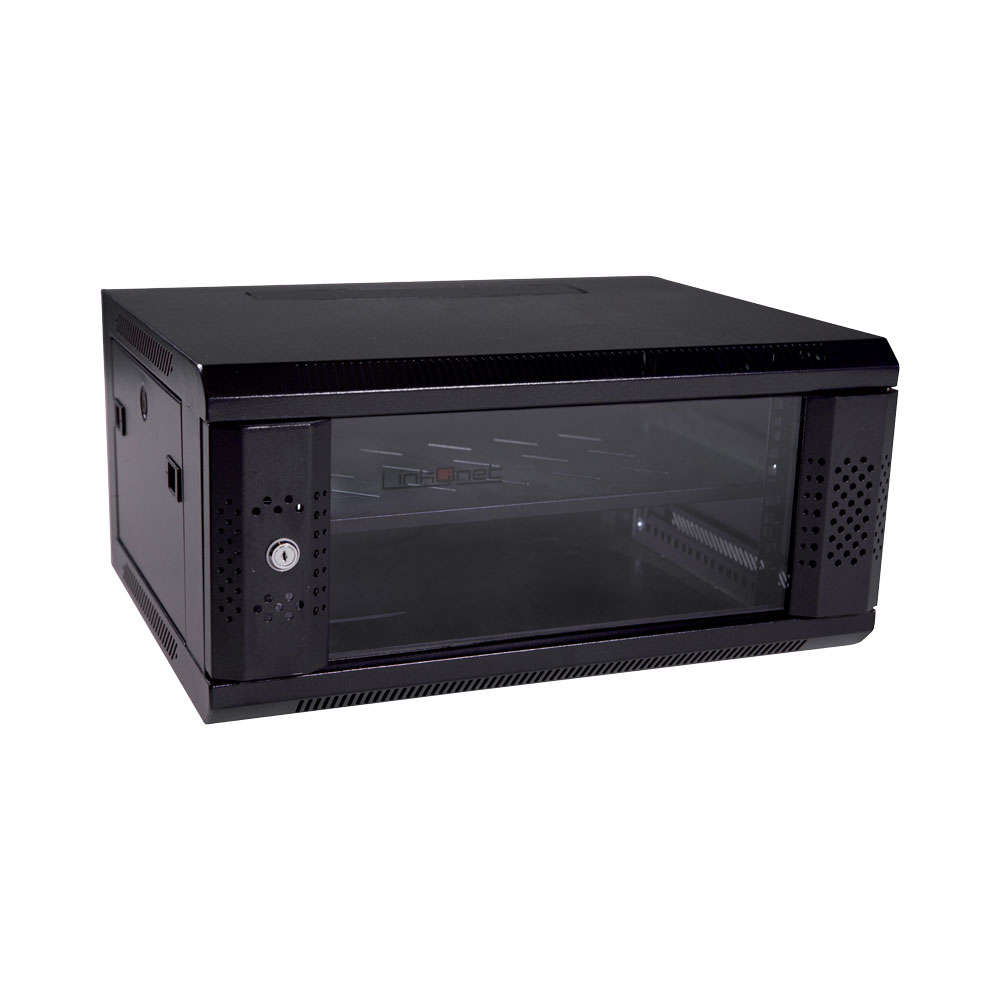 LinkQnet 4U SINGLE SEC 600X450MM,1SHELF,FLAT PACK