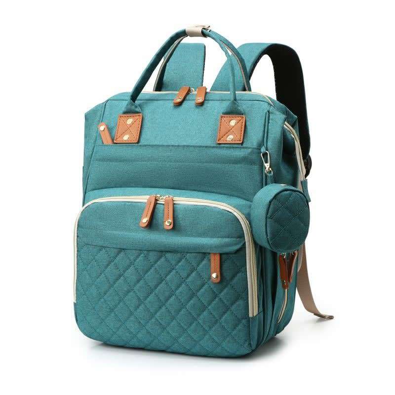 Multi-functional baby diaper bag & Bed