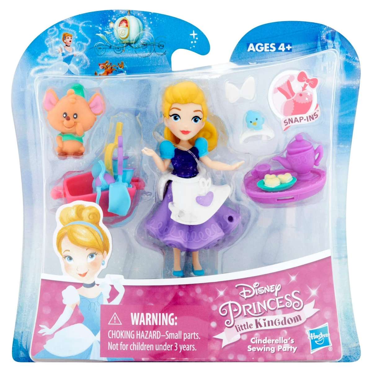 Hasbro Disney Princess Little Kingdom Cinderella\'S Sewing Party Ages 4+