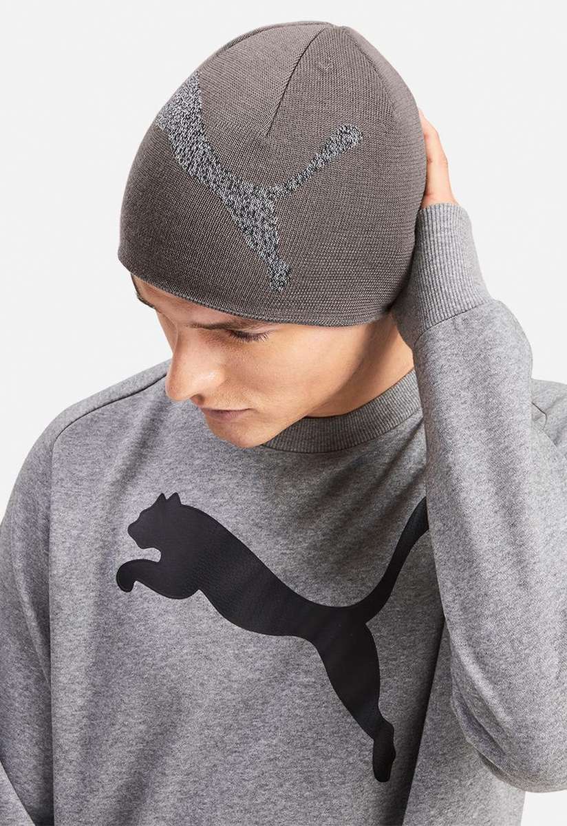 Puma Essential logo beanie - grey - One Size Fits Most