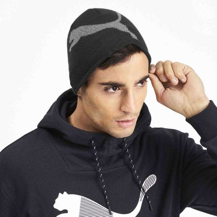 Puma Ess logo beanie - black - One Size Fits Most