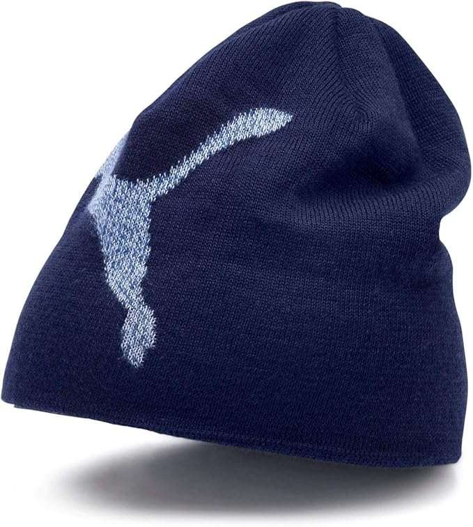 Puma Essential logo beanie - Navy Blue - One Size Fits Most