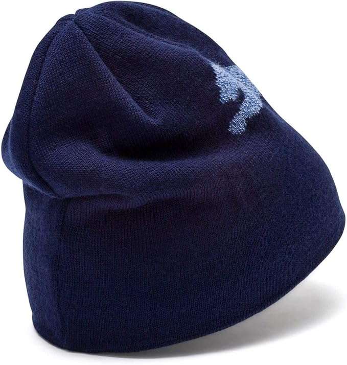 Puma Essential logo beanie - Navy Blue - One Size Fits Most